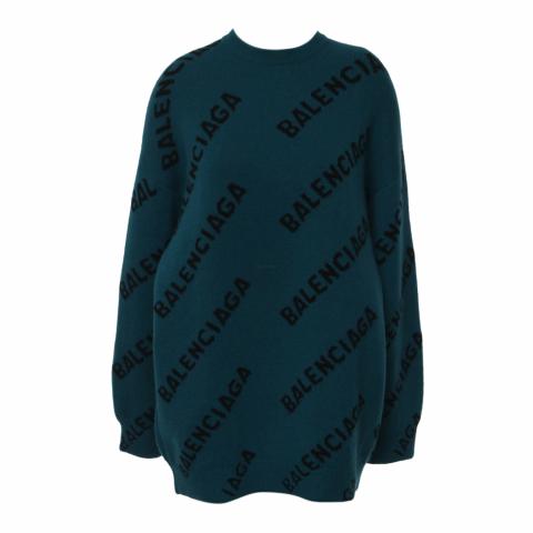 Balenciaga 2024 turquoise sweater